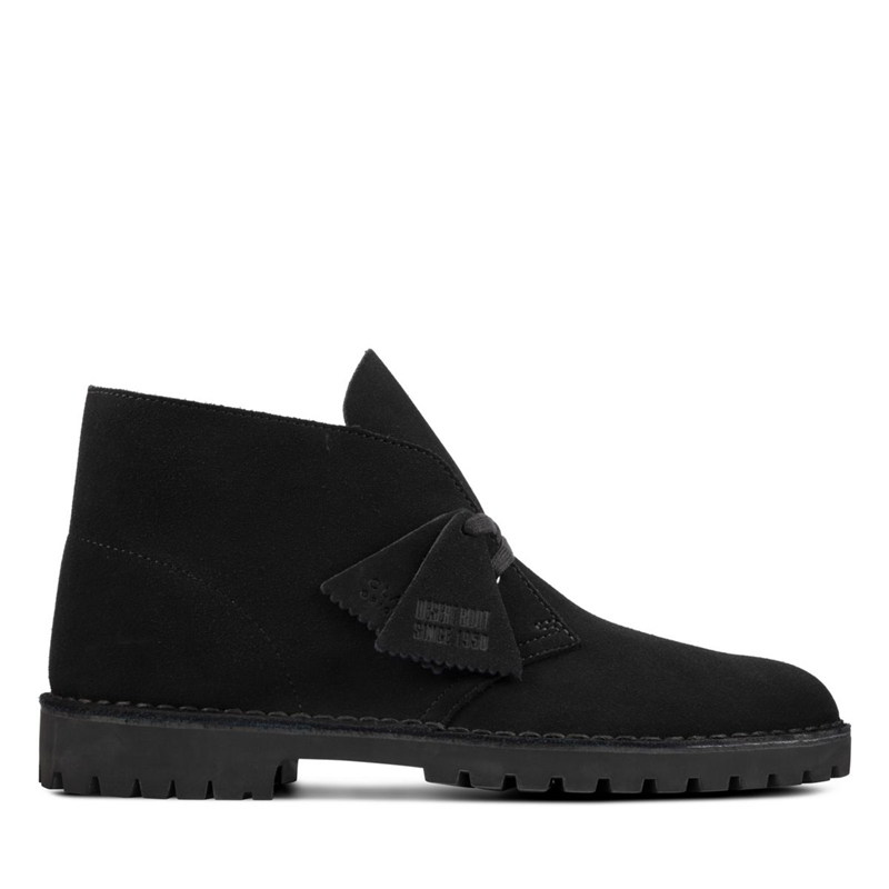 Black Men's Clarks Rock Sde Chukka Boots | 0371956-PK