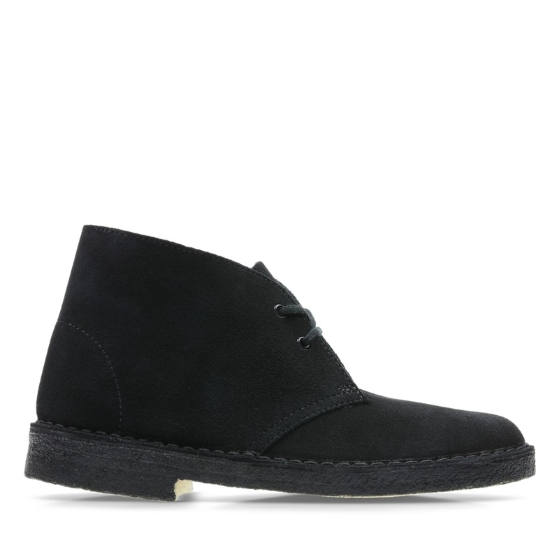 Black Women's Clarks Sde Desert Boots | 7518294-EC