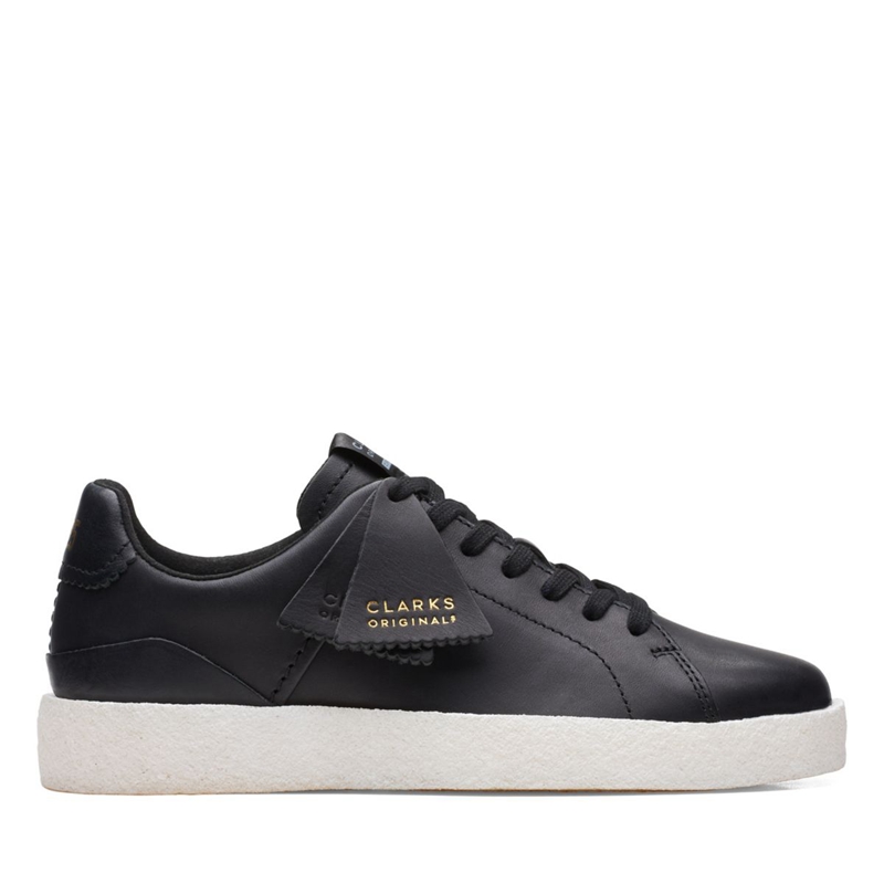 Black Women's Clarks Tormatch Sneakers | 6359782-MH