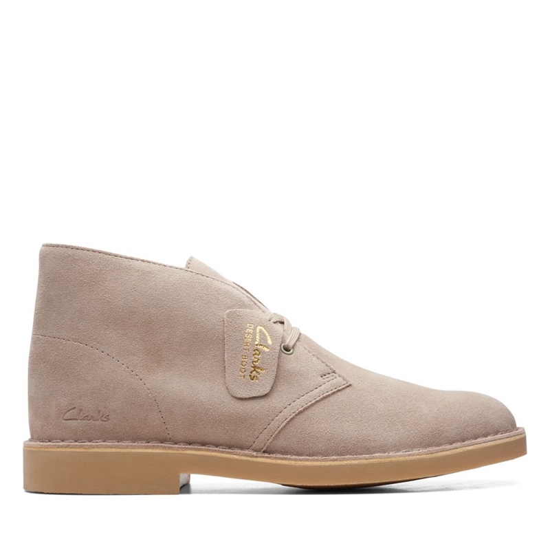 Brown Men's Clarks Evo Sand Suede Ankle Boots | 2819637-ST