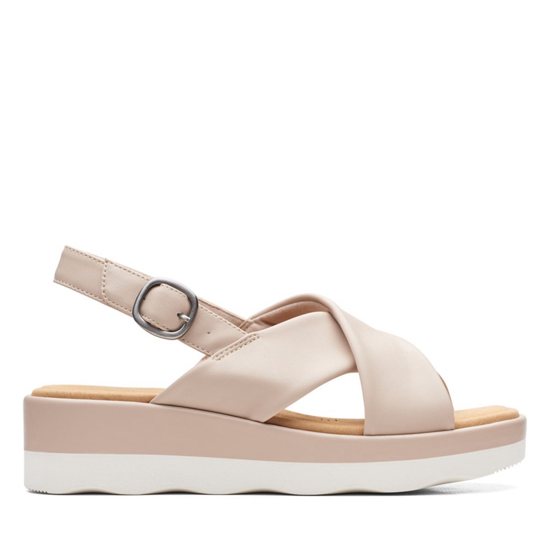 Brown Women's Clarks Clara Cove Sand Sandals | 9257013-PZ