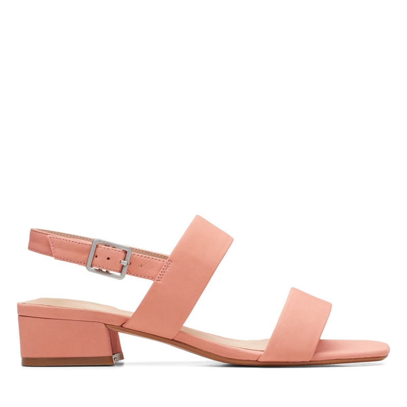 Light Coral Women's Clarks Seren25 Strap Light Coral Sandals | 7916453-AF