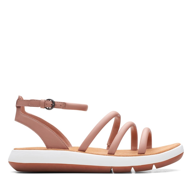 Rose Women's Clarks Jemsa Style Leather Sandals | 4016527-LZ