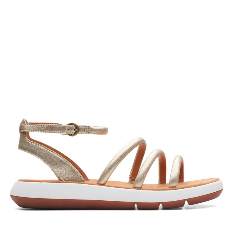 Silver Women's Clarks Jemsa Style Lea Sandals | 1430586-MJ