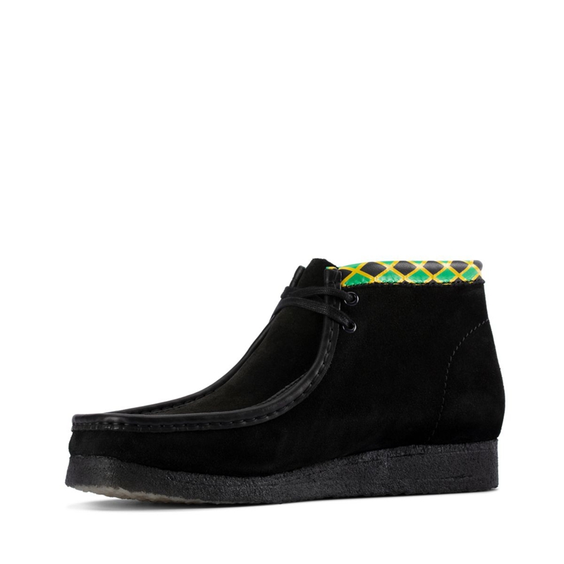 Black Men's Clarks Jamaica Bee /Multi Chukka Boots | 5134209-ZF