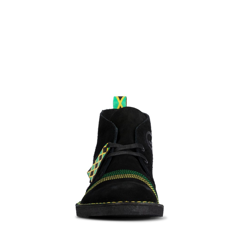 Black Men's Clarks Jamaica /Multi Chukka Boots | 2958014-GJ