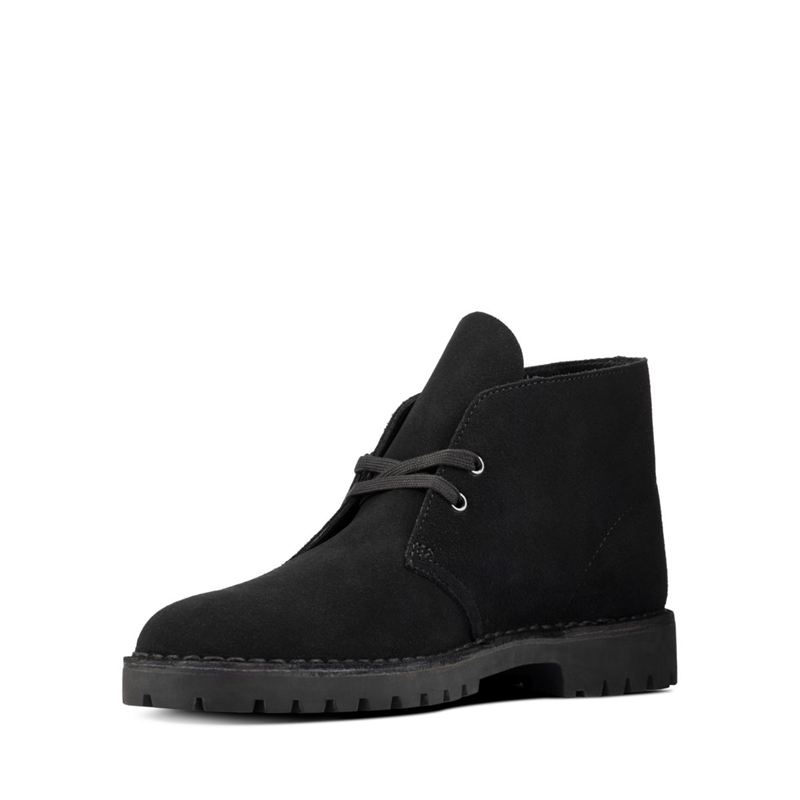 Black Men's Clarks Rock Sde Chukka Boots | 0371956-PK