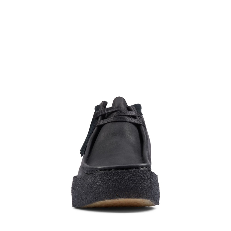 Black Men's Clarks Wallabee Cup Bt Leather Booties | 7935814-ZN