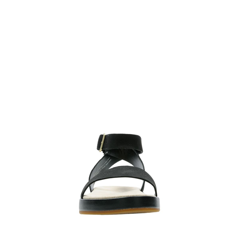 Black Women's Clarks Botanic Ivy Nubuck Sandals | 0341578-KE