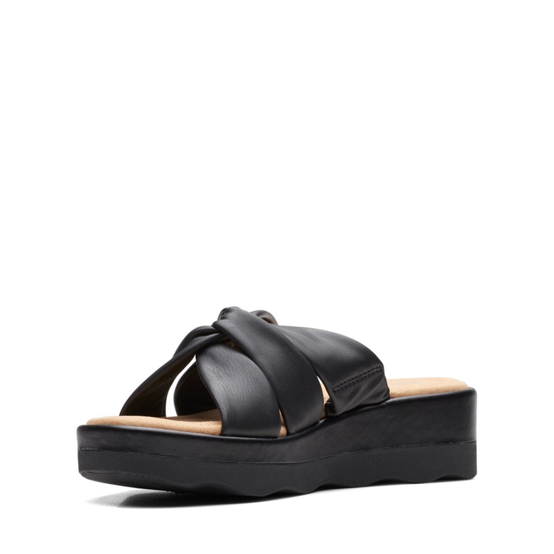 Black Women's Clarks Clara Charm Sandals | 2895140-NR