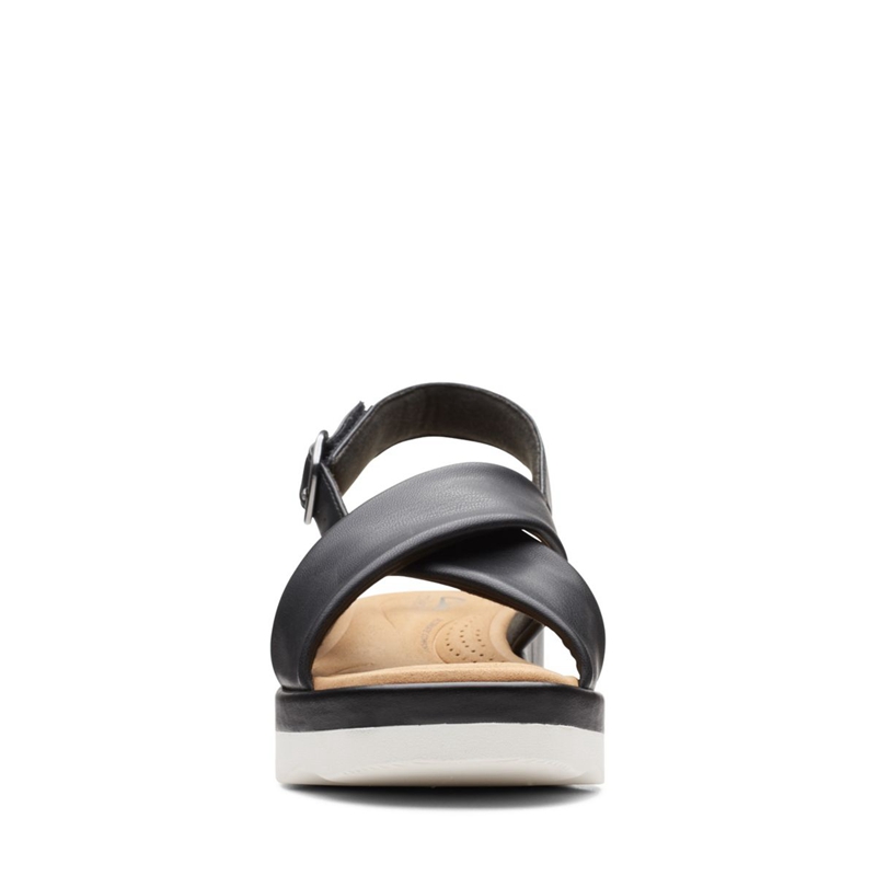 Black Women's Clarks Clara Cove Sandals | 3625891-OM