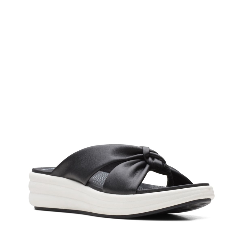 Black Women's Clarks Drift Ave Sandals | 7581034-OQ