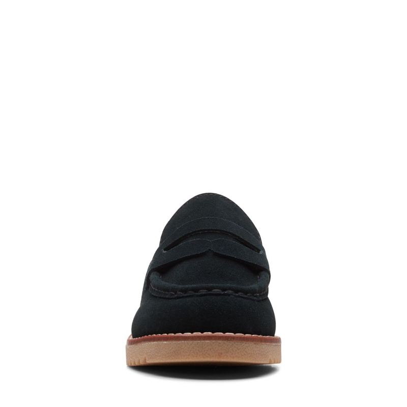 Black Women's Clarks Eden Style Sde Loafers | 5043127-ET