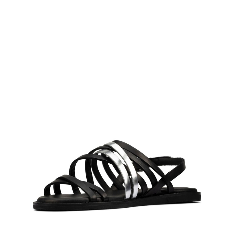 Black Women's Clarks Karsea Ankle Combi Lea Sandals | 1786594-EK