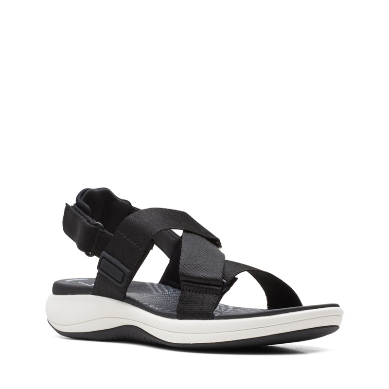 Black Women's Clarks Mira Sun Sandals | 7349658-IX