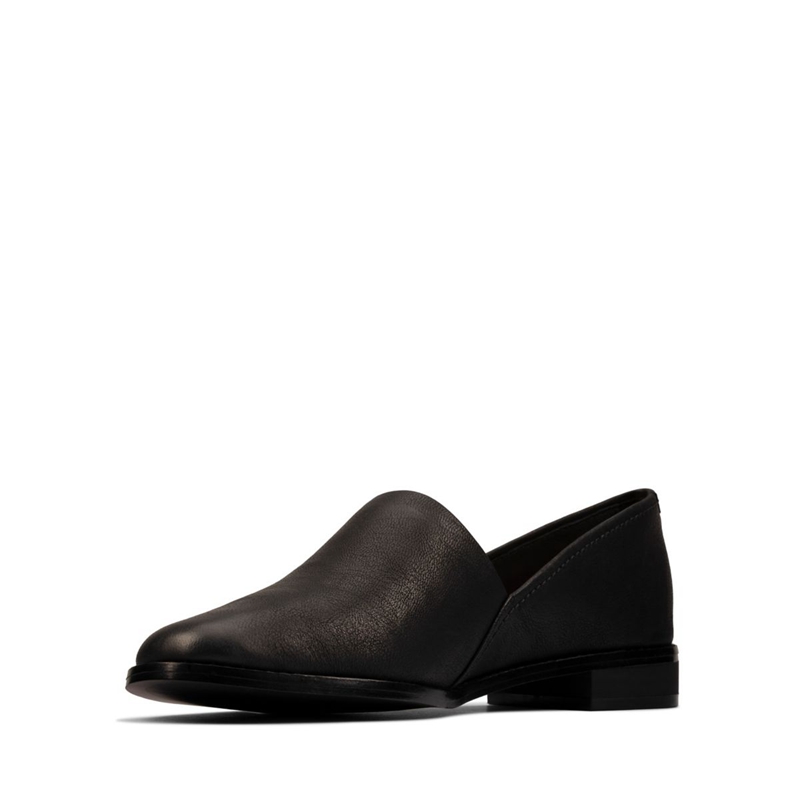 Black Women's Clarks Pure Easy Leather Pumps | 7102458-MJ