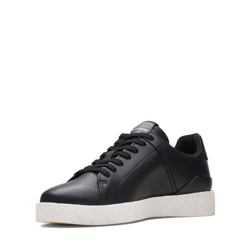 Black Women's Clarks Tormatch Sneakers | 6359782-MH