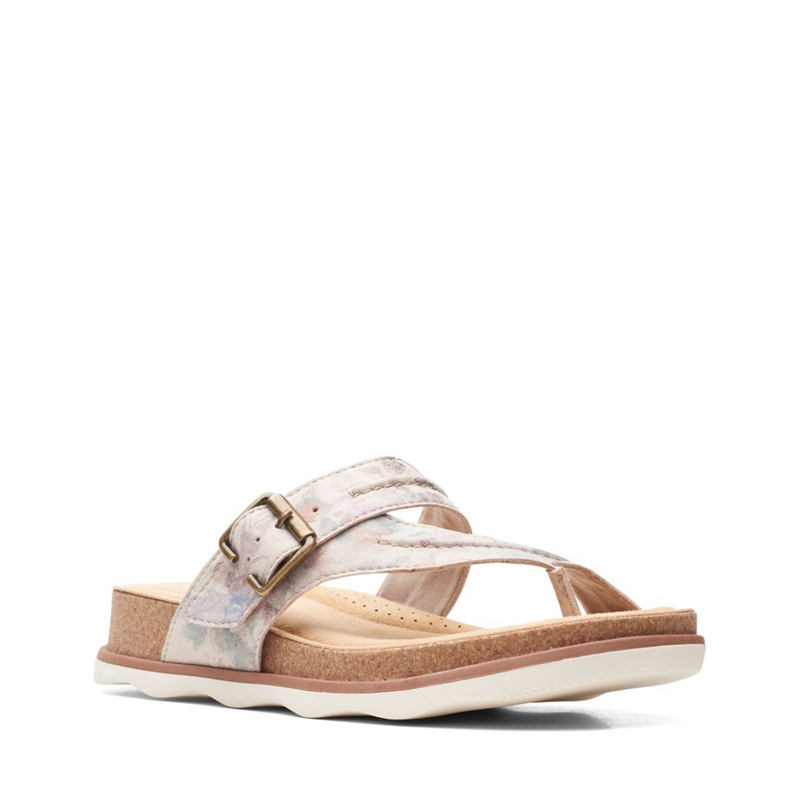 Brown Women's Clarks Brynn Madi Sand Interest Sandals | 5381740-VT