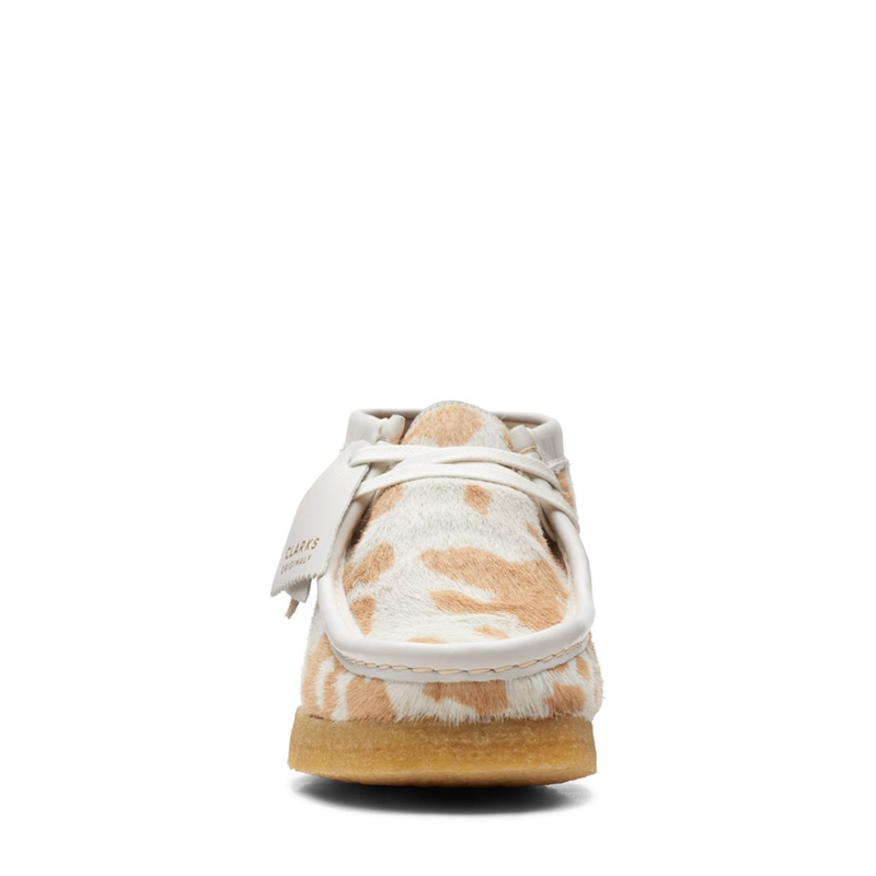 Brown Women's Clarks Cow Print Desert Boots | 7923506-YM