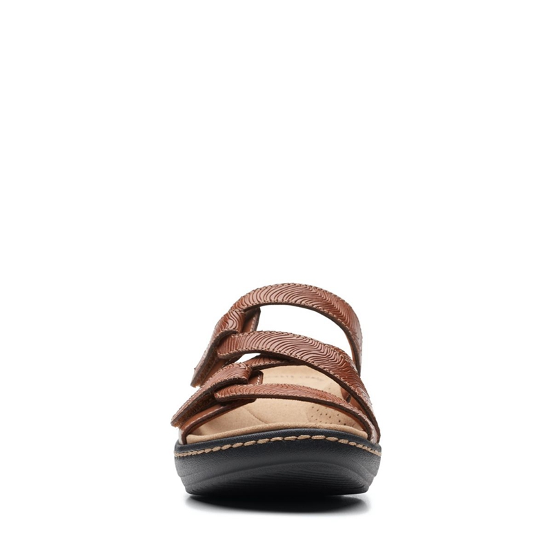 Brown Women's Clarks Merliah Karli Tan Sandals | 5320794-ZY