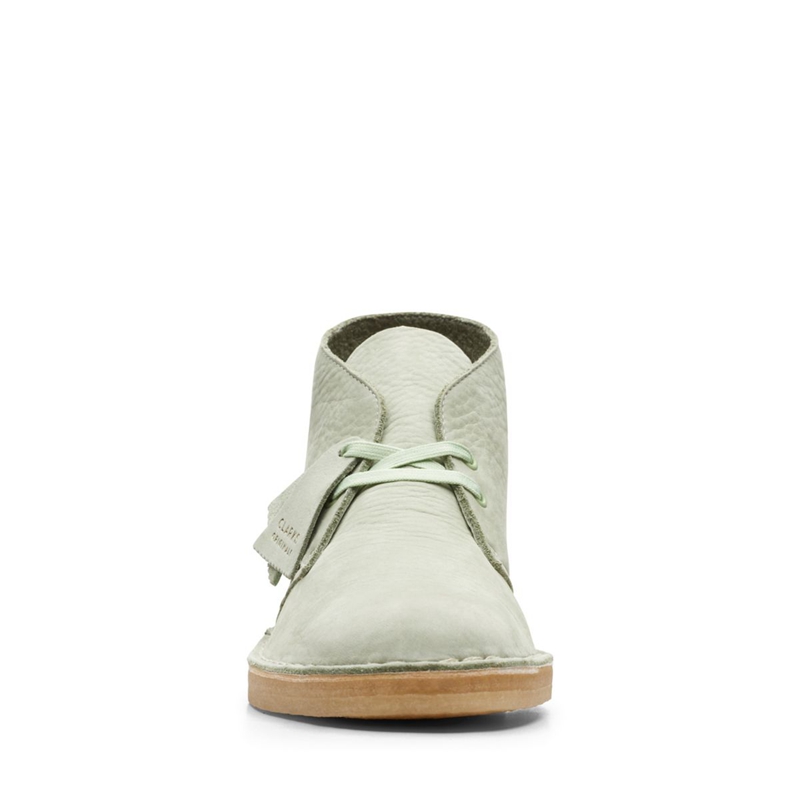 Green Men's Clarks Pale Desert Boots | 3129704-MP