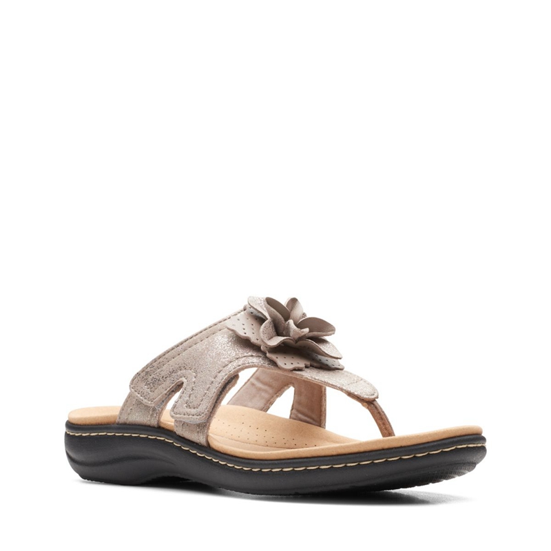 Grey Women's Clarks Laurieann Gema Sandals | 5691782-YW