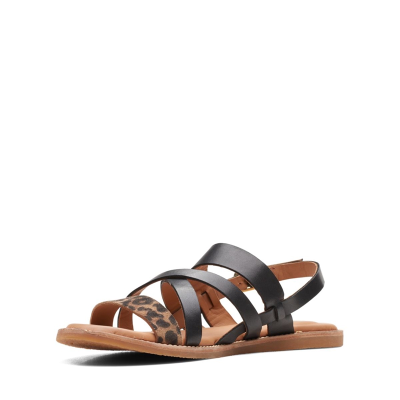 Leopard Women's Clarks Karsea Sun PRT Comb Sandals | 9506371-TB