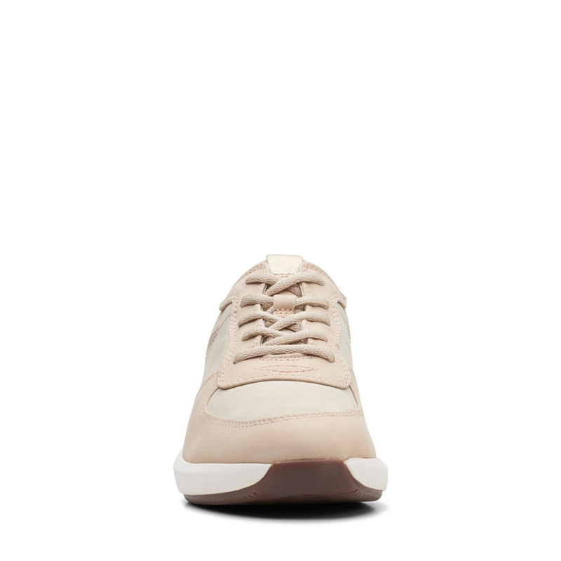 Light Brown Women's Clarks Un Rio Sprint Comb Sneakers | 8153764-YT