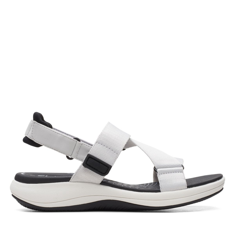 Light Grey Women\'s Clarks Mira Sun Sandals | 0165748-CK