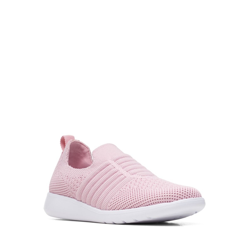 Light Pink Kids' Clarks Ezera Walk K. Sneakers | 3567042-LP