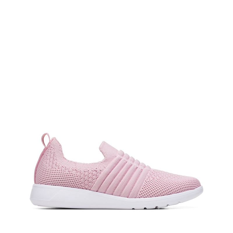 Light Pink Kids\' Clarks Ezera Walk K. Sneakers | 3567042-LP