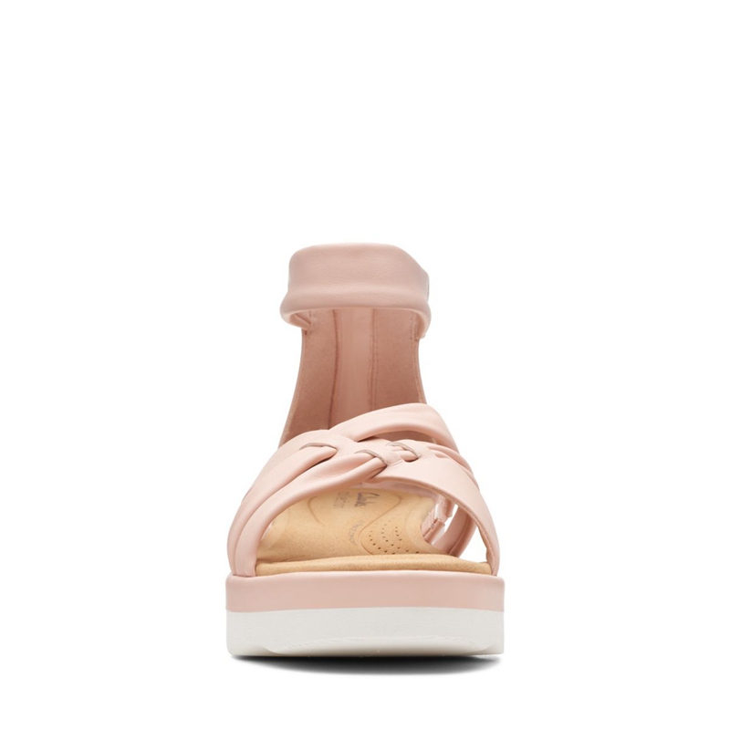 Light Pink Women's Clarks Clara Rae Sandals | 2193586-ZI