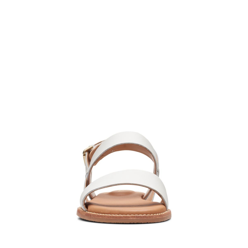 White Women's Clarks Karsea Strap Sandals | 7159430-MG