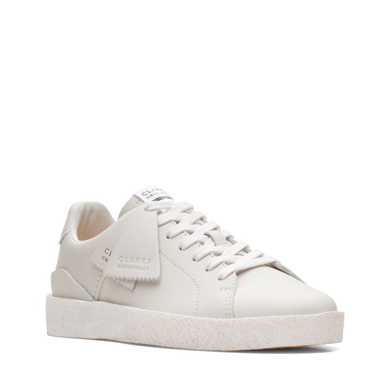 White Women's Clarks Tormatch Sneakers | 1605938-OR